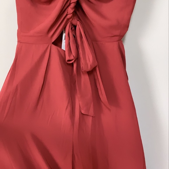 BCBG Cutout Crisscross Back Jumpsuit - Picture 13 of 13